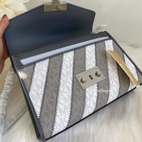 NWT‎ Michael Kors Rose Medium Shoulder Flap Chain bag - Picture 7 of 7